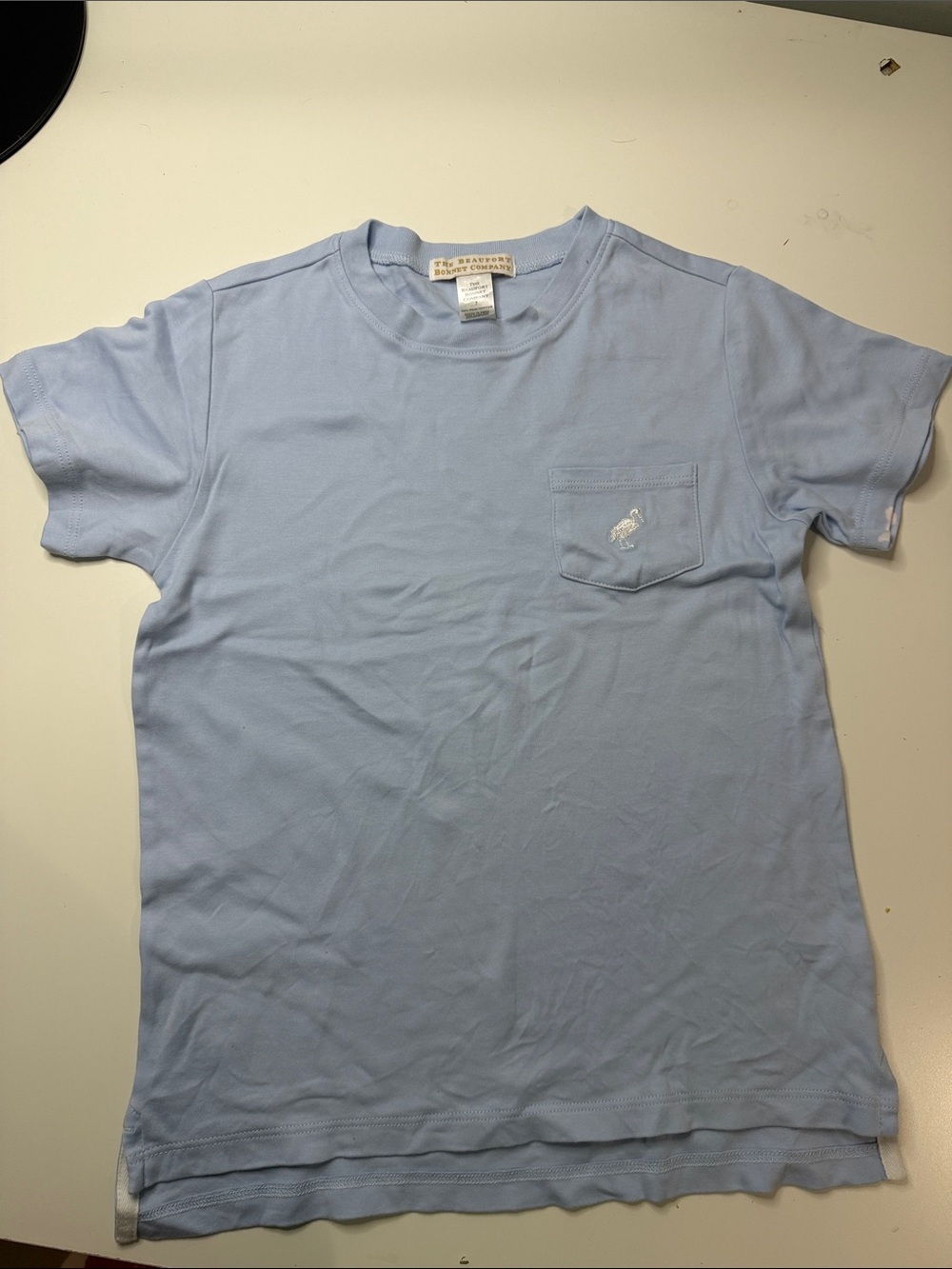 The Beaufort Bonnet Company Light Blue Pocket Tee - Kids